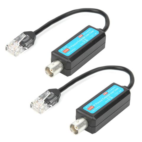 Transmission Cables 1 Pair IP Passive Extender Over Coax Coaxial Network Transmitter 8MP HD for Web Camera ► Photo 1/6