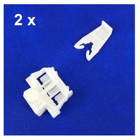 2 set For Renault Clio II 1998-2005 Window Regulator Repair Kit Clip Front Slide ► Photo 1/1