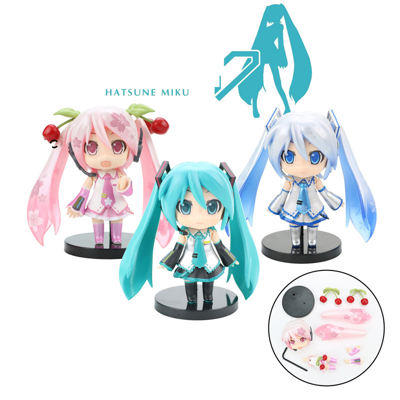 Hatsune Miku 014 Heroines Action Figure Toy Collectibles Joints Movabl Gifts PVC 
