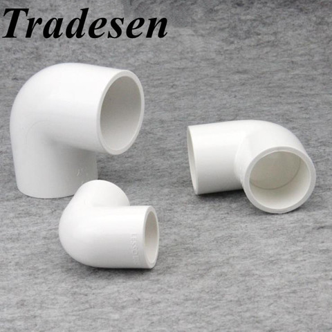 1pcs PVC I.D 20~50mm Water Supply Pvc Pipe Fittings Elbow Connectors Plastic Joint Irrigation Water Parts Upvc pipe Adapter ► Photo 1/3