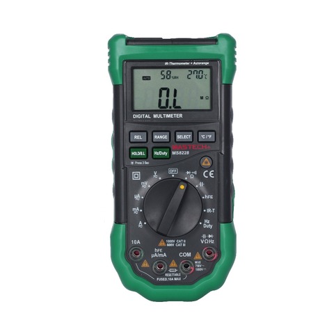 MASTECH MS8228 Auto Range 4000 Counts Digital Multimeter Multifunctional Infrared Thermometer Environmental Hygrometer Meter ► Photo 1/6