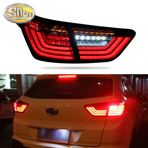 Car LED Tail Light Taillight For Hyundai Creta 2014 - 2017 2022 Rear Running Light + Brake Lamp + Reverse + Dynamic Turn Signal ► Photo 1/6