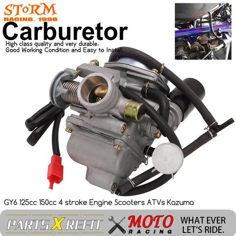 Universal Carburador 24mm 4T For Yamaha GY6 110cc 125cc 150cc Scooter Moped PD24J CVK CARBURETOR CARB ATV QUADS GO-KART BUGGY ► Photo 1/6