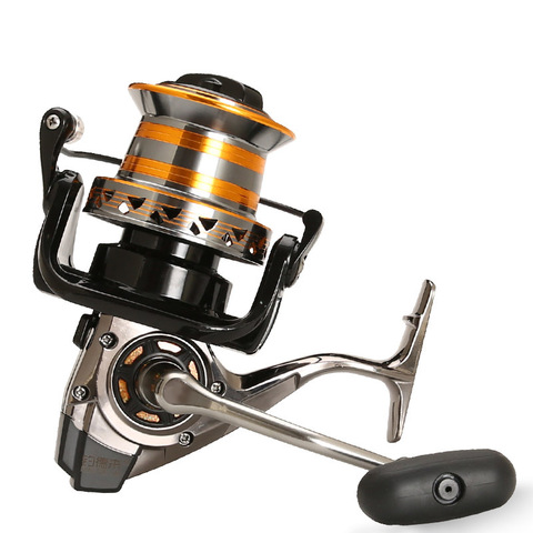 14+1 Bearing Sea Fishing Reel Long Shot Metal Line Cup Spool Spinning Wheel  Tool