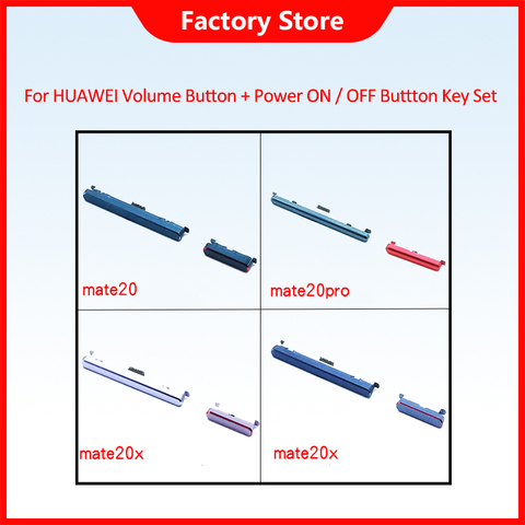 1PCS For HUAWEI Mate20 Mate 20 pro huawei Mate 20X SIde Volume Button + Power ON / OFF Buttton Key Set Replacement Part ► Photo 1/5