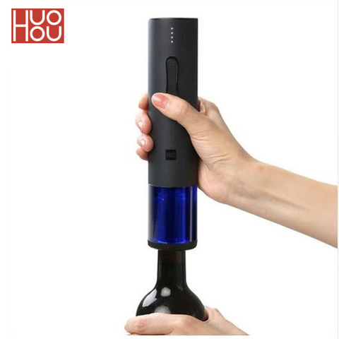 Huohou Automatic Wine Bottle Opener / Wine Stopper / Wine Decanter Electric Corkscrew With Foil Cutter Kit Set ► Photo 1/6