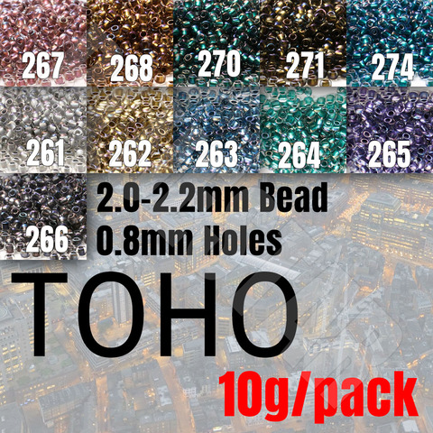 BLUESTAR Japan TOHO Clear blingbling MultiColor core beads clothing accessories 11/0 color core beadwork DIY seed bead ► Photo 1/6