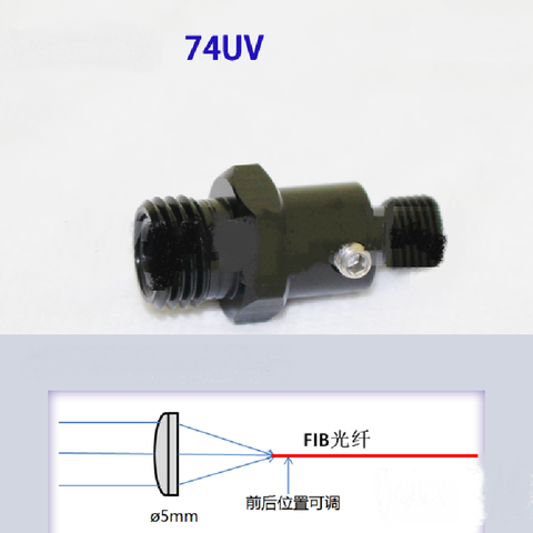 Fiber Collimator Quartz Fiber Focusing Lens SMA905 Lens Collimator Coupling Lens 74-UV ► Photo 1/1