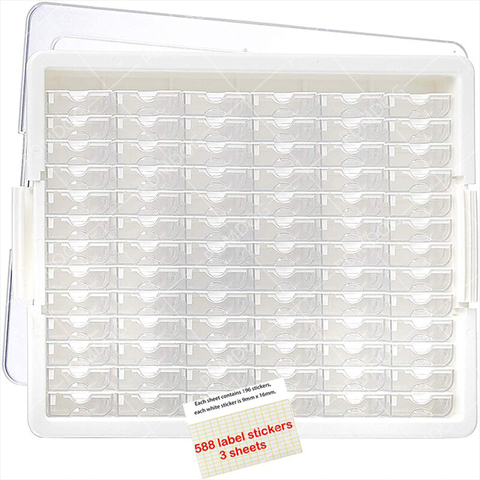 42/50/78 Slots Grids Storage Sticker Box Tool Diamond Painting Embroidery Accessories Bead Tray Organizer Storage Case Container ► Photo 1/6