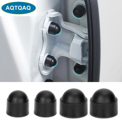 10Pcs/Set M8 M10 Bolt Nut Dome Protection Caps Covers Plastic Black Exposed Hexagon Door Protective Cap For Most Cars ► Photo 1/6