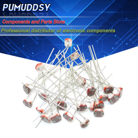 20PCS GL5549 5549 light dependent resistor photoresistor resistor 5mm photosensitive resistance ► Photo 1/1