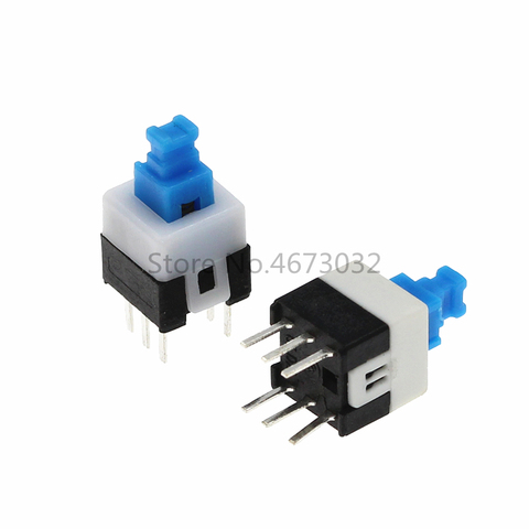 20pcs 7*7 Latching switch DIP 6Pins Micro switch double 7x7 Push button switch The power switch ► Photo 1/4