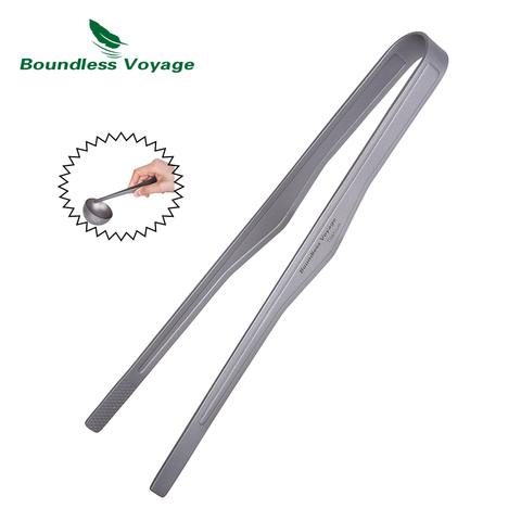 Boundless Voyage Titanium Kitchen Tongs Tea Cup Clip Anti-scalding Easy Grip Clip Tong Lightweight Handy Utensil for Cooking ► Photo 1/6