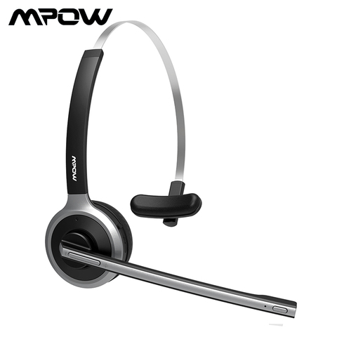 Mpow M5 Bluetooth 5.0 Headset Wireless Over-Head Noise Canceling Headphones With Crystal Clear Microphone For Trucker/Driver ► Photo 1/6