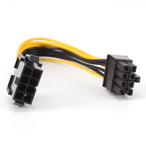 19cm 8 Pin ATX EPS Male to Female Power Extension Cable CPU Mainboard Power Extension Adapter Cable ► Photo 1/6