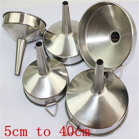 11cm Stainless Steel Metal Wide Mouth Eco-Friendly Kitchen Funnel Easy To Clean Wine Water Filter Funnel funnels juice jam ► Photo 1/6