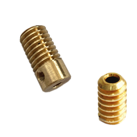 2X 0.5M Worm gear 3mm 065/151 Turbine 3.175 4 5 6 mm deceleration worm ► Photo 1/4