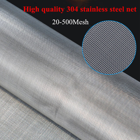 100cm x1000cm Stainless steel filter 80 100 120 200 300 400 500 mesh 180-25 micron Filtration Screening Sheet Screening filter ► Photo 1/6