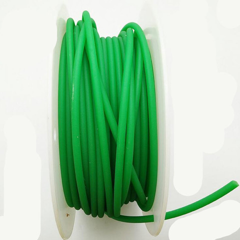 1M/5M Polyurethane belt PU round belt with green belt 3/4/5/6mm thickness polyurethane industrial belt drive belt Rough surface ► Photo 1/6