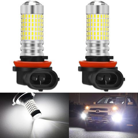 2pcs H8 Led Fog Lights H11 H9 9006 9005 HB3 12V For Nissan Qashqai Almera Juke Suzuki Grand Vitara Swift Running Car Lamp Bulb ► Photo 1/6