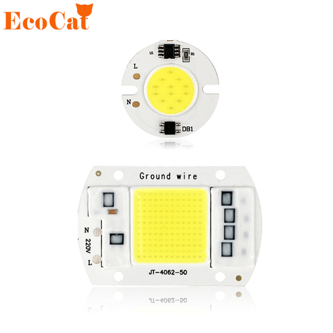 COB LED Chip 220V 50W 30W 20W 10W  Smart IC No Need Driver LED Bulb Lamp For DIY Floodlight Spotlight ► Photo 1/5