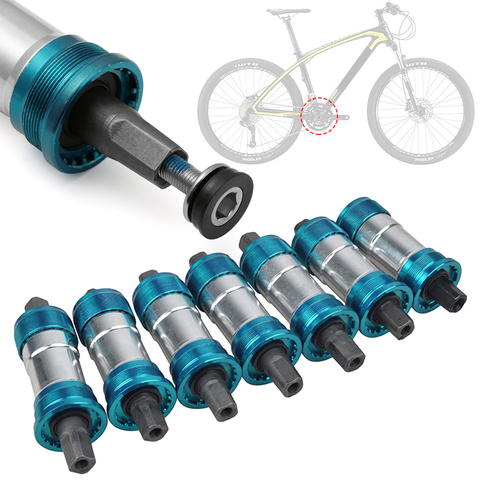 New MTB Aluminum Bottom Bracket Road Mountain Bike Bicycle Axle Cycle Square Taper Sealed Cartridge Bicycle Accessories ► Photo 1/5