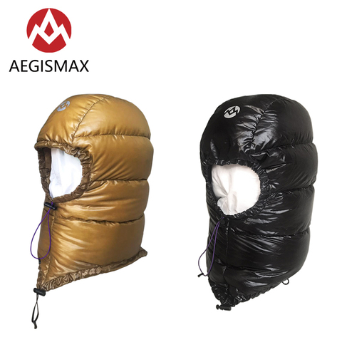 AEGIMAX Down Warm Mountaineering Windproof Down Hat Outdoor Camping Unisex Autumn Winter Hat ► Photo 1/4