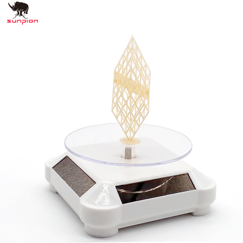3D printer parts Solar Rotating Showcase Stand 360 Turntable For 3D printer model Display Showcase ► Photo 1/6
