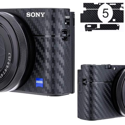 Anti-Scratch Camera Body Skin Protector Carbon Fiber Sticker Protective Film kit For Sony RX100 Mark VII VI VA V IV III 7 6 5 4 ► Photo 1/6