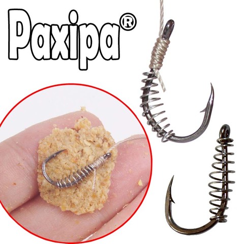 10pcs Carp Fishing Spring Hook Barbed Circle Carp Hook Explosion Hook Without Line Jig Fly Fishing Hook Fishing Accessories ► Photo 1/3