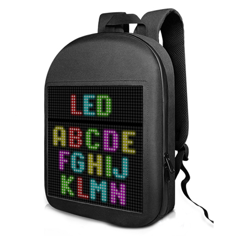 Good Quality Smart Bag Backpack with Customizable Digital Pixel LED Screen,  digital pixel backpack LED screen backpack smart backpack - Buy China LED  Backpack on Globalsources.com