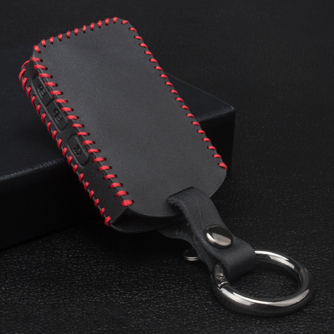 Leather Car Remote Key Cover Case For Mazda 3 Alexa CX-30 CX30 CX5 CX 5 CX-5 CX8 CX9 CX4 2022 Smart 3/4 Button Accessories ► Photo 1/6