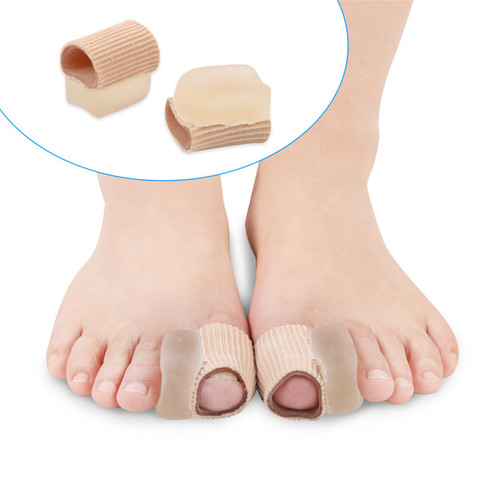 2 Pcs Hallux Valgus Corrector For Toes Silicone Bandage Valgus Correction Of The Thumb Large Toe Separator Foot Care Tool ► Photo 1/6
