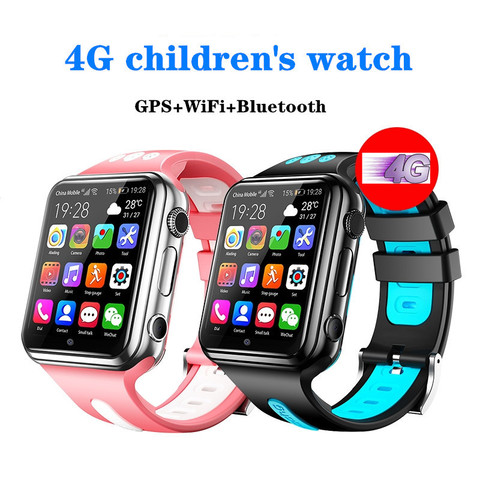 W5 4g Children's Smart Watch Gps Positioning Mobile Phone Android 9.0 Wifi Internet App Application Download Student Video Call ► Photo 1/6