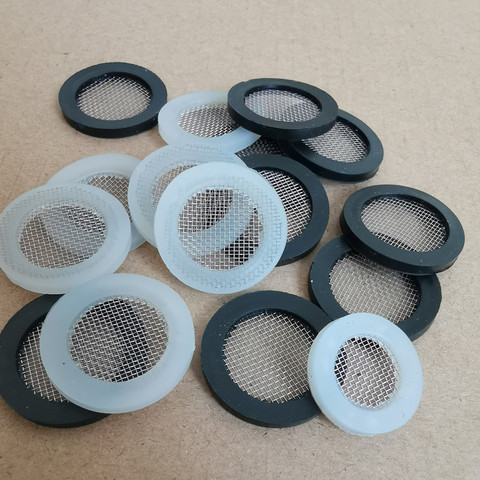 LIUYUE Filter Net Gasket 20 pcs 1/2''3/4'' Seal O-Ring Hose Gasket Flat Washer Thread Shower Nozzle Connector Faucet Grommet ► Photo 1/6