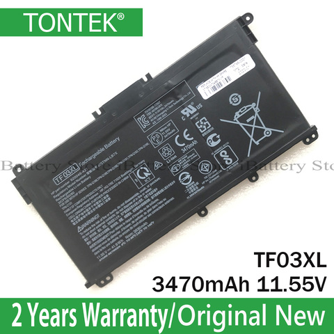 Genuine Battery TF03XL For HP Pavilion 15-CC 14-bf033TX 14-bf108TX TPN-C13 Q188 Q189 Q190 Q191 Q192 Q196 HSTNN-IB7Y Original ► Photo 1/6