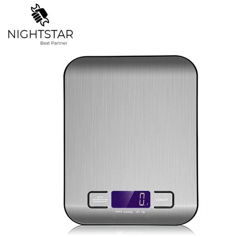 5000g / 1g Digital Kitchen Scale Stainless Steel Electronic LCD Weight 5KG Scale Libra Cooking Measure Tools Scales ► Photo 1/5