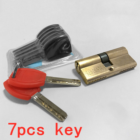 60-110MM Cylinder Hardware Door Skew Lock, AB Cylinder Key, Elongated Core Anti-theft Entry Brass Door Lock, Custom ► Photo 1/6