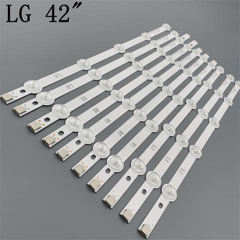 LED TV Illumination Part For LG 42LN542V 42LN541V 42LN541U LED Bars Backlight Strips Line Ruler 42