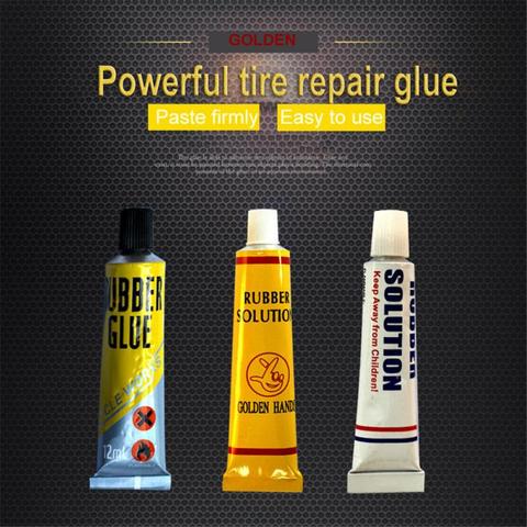 2Pcs Tire Repair Glue Bicycle Motorcycle Tire Repair Tool Car Inner Tube Puncture Repair Cement Rubber Cold Patch Glue Universal ► Photo 1/6
