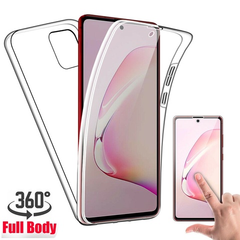 360 Double Gel Cover for Huawei P40 Lite E P30 Pro P20 P10 P8 P Smart 2022 PC+TPU Full Body Case for Honor 9S 9C 9X Nova 5T Capa ► Photo 1/6