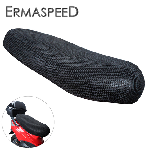 Universal Motorcycle Seat Cover M/L/XL Net 3D Mesh Protector Breathable Cushion Cover For Moto Motorbike Scooter Electric Bike ► Photo 1/6