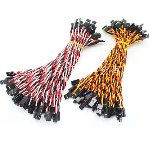 10pcs 10/15/30/50/100cm Servo Extension Cable 30 / 60coreFor Futaba JR Anti-interference Servo For RC Helicopter Part ► Photo 1/6