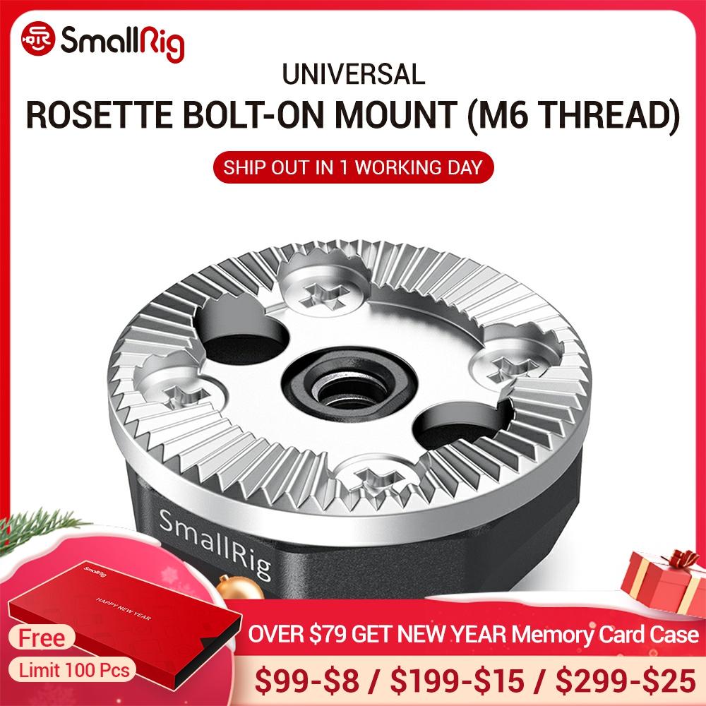 SmallRig Arri Standard Rosette Bolt-On Mount (M6 Thread) for Rosette Side Handle Monitor Holder Attach 2804 ► Photo 1/6
