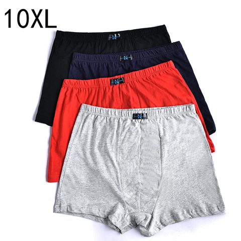 Large Size  Underwears Loose Boxers Oversized Panties Men's Boxer Pantie Lot Cotton Plus 7XL 8XL 9XL 10XL Underwear Boxer Male ► Photo 1/6