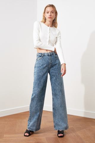 Trendyol High Bel Wide Leg Jeans TWOSS21JE0024 ► Photo 1/6