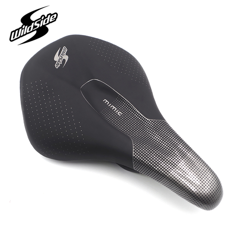 WILDSIDE Lightweight Road Bike Saddle 155mm for Men Women Bicycle Saddle Comfort Mtb Mountain Bike Saddle Seat Wide Racing Seat ► Photo 1/6