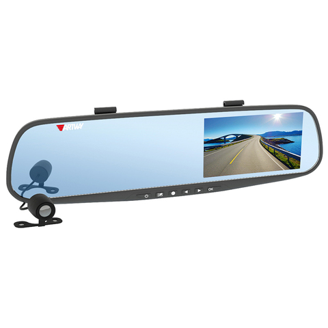 DVR mirror Artway av-600 with two cameras and with parking assistance system ► Photo 1/5