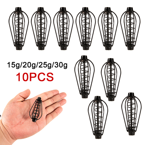 10pcs Spring Sinker Carp Fishing Feeder 15g 20g 25g 30g Fishing Feeder 6 Wire Method Swim Feeders Pesca Iscas Fish Tackle Tools ► Photo 1/6