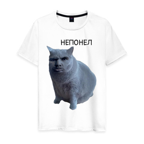 Men's T-shirt cotton Valakas cat ► Photo 1/2